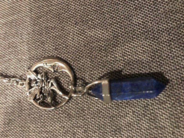 Fairy Moon  Pendulum with Chain,Necklace