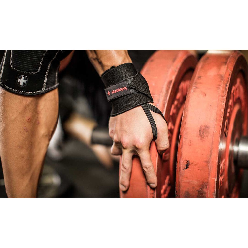 Harbinger Pro Thumb Loop Weight Lifting Wrist Wraps