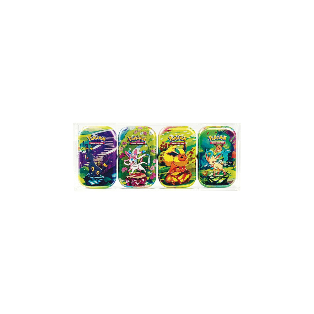 Acrylic Display Case for 4 Pokemon Mini-Tins