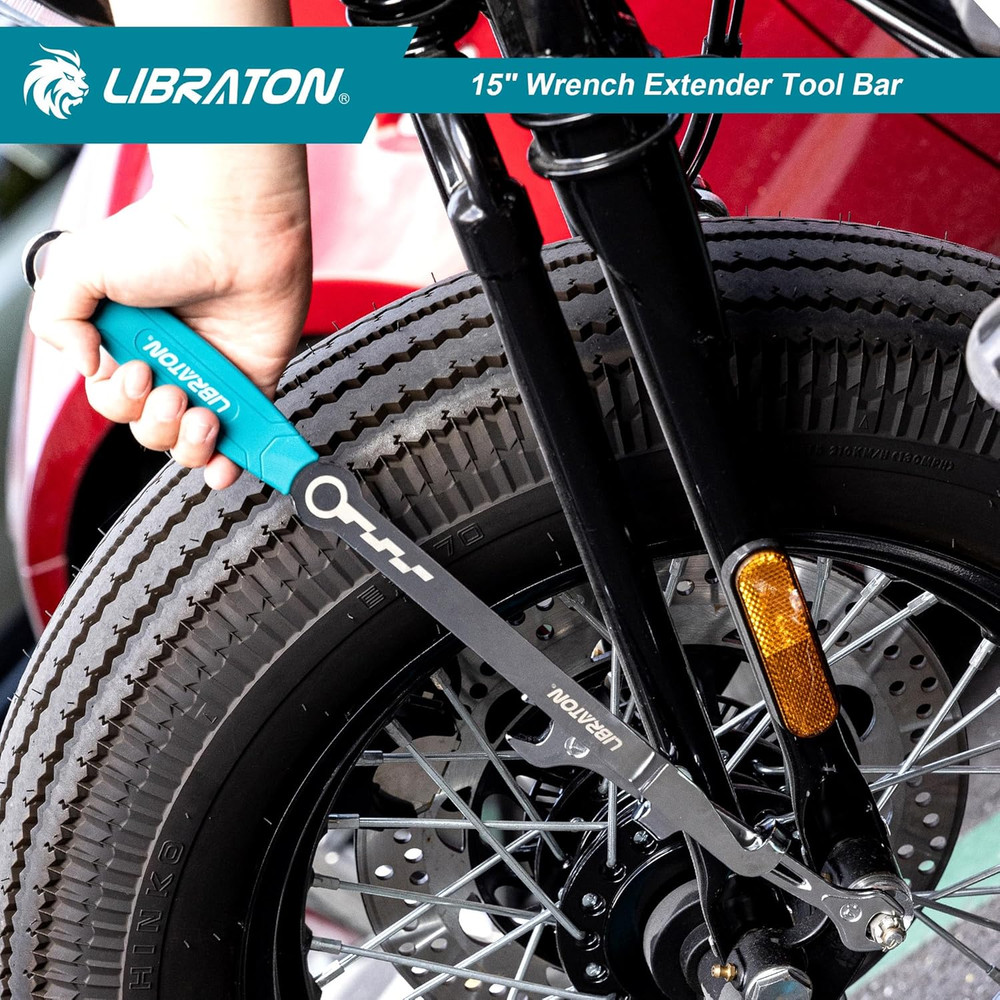 15" Extender Tool Bar, Heavy Duty Universal Extender for Maximum Leverage, Ext