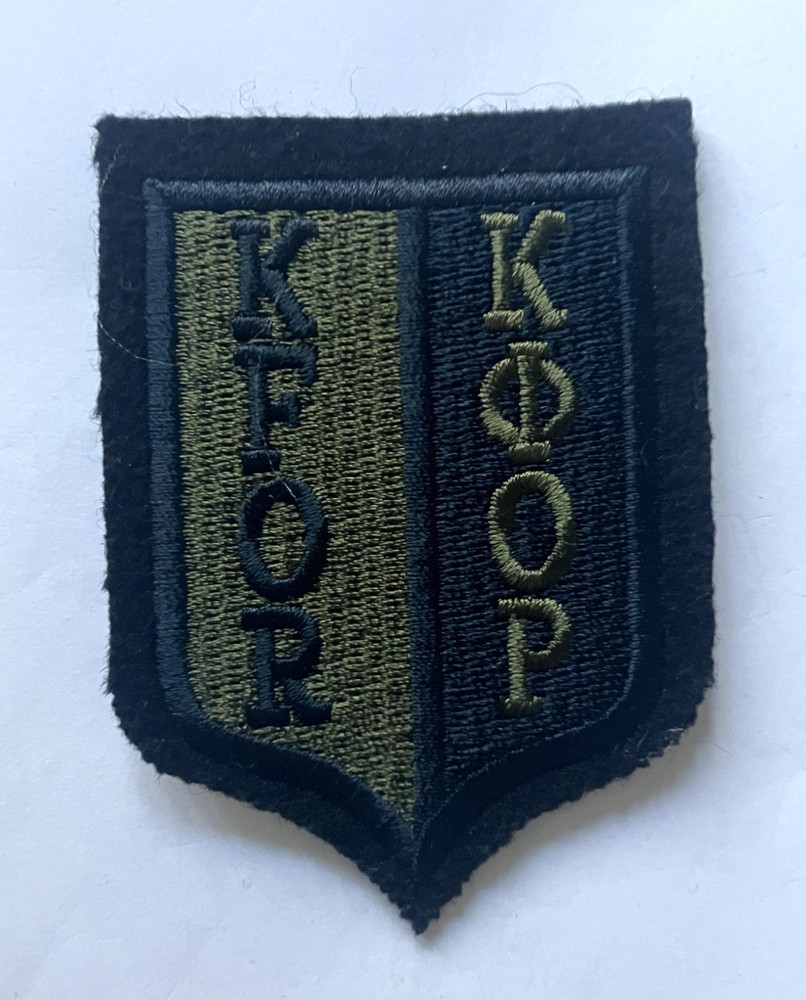 KFOR (Former Yugoslavia) subdued shoulder patch