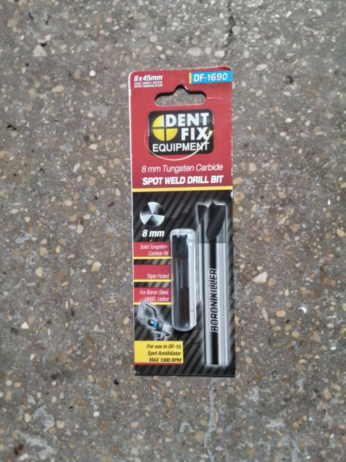 Dent Fix DF-1690 Boron Steel Spot Weld Drill Bit For Uhss, Ahss And Boron Steels