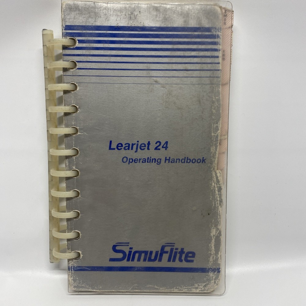 LearJet 24 Operating Handbook SimuFlite