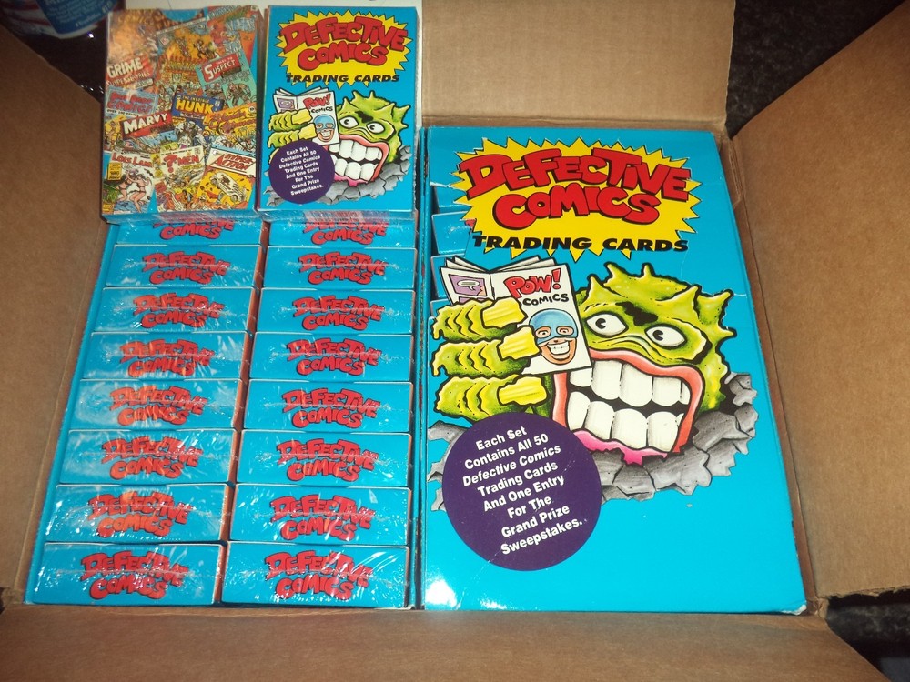 1993 DEFECTIVE COMICS SET sealed COMPLETE 50 CARD SET only 40,000 SETS PRODUCED