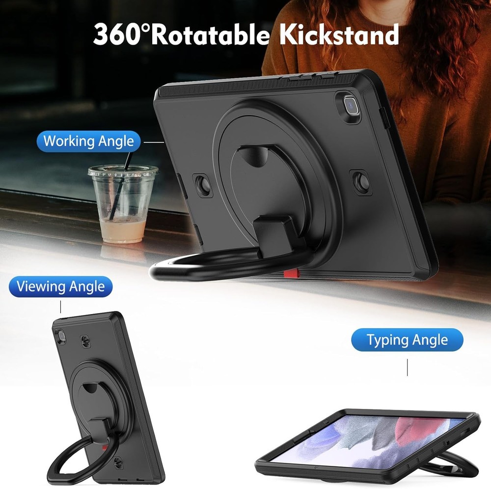 Galaxy Tab A7 Lite 8.7” Heavy-Duty Case with Integrated Screen Protector