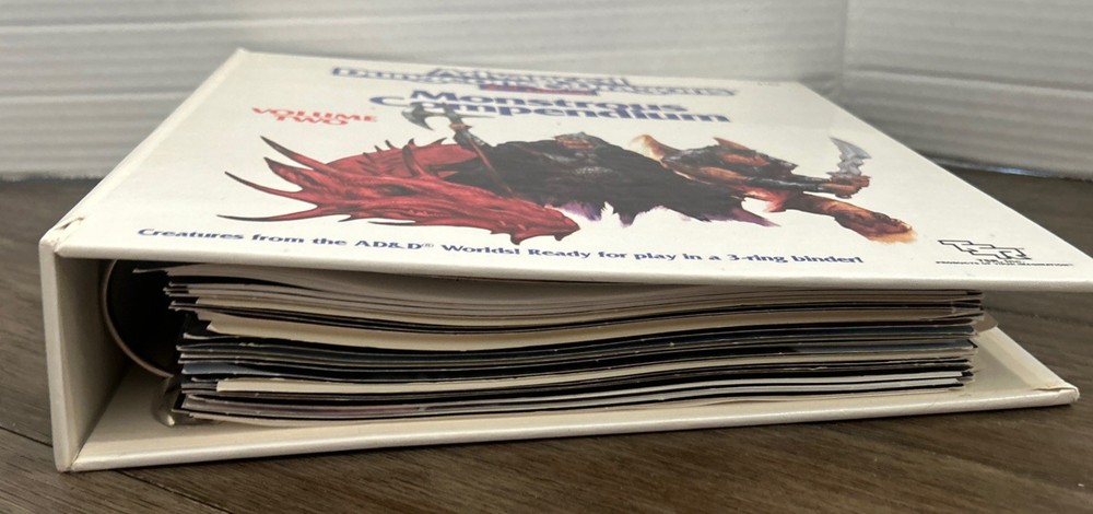 Monstrous Compendium Volume Two - AD&D 3-Ring Binder MC2