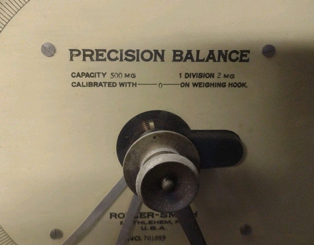 Precision Balance Scale Roller Smith NO 701889