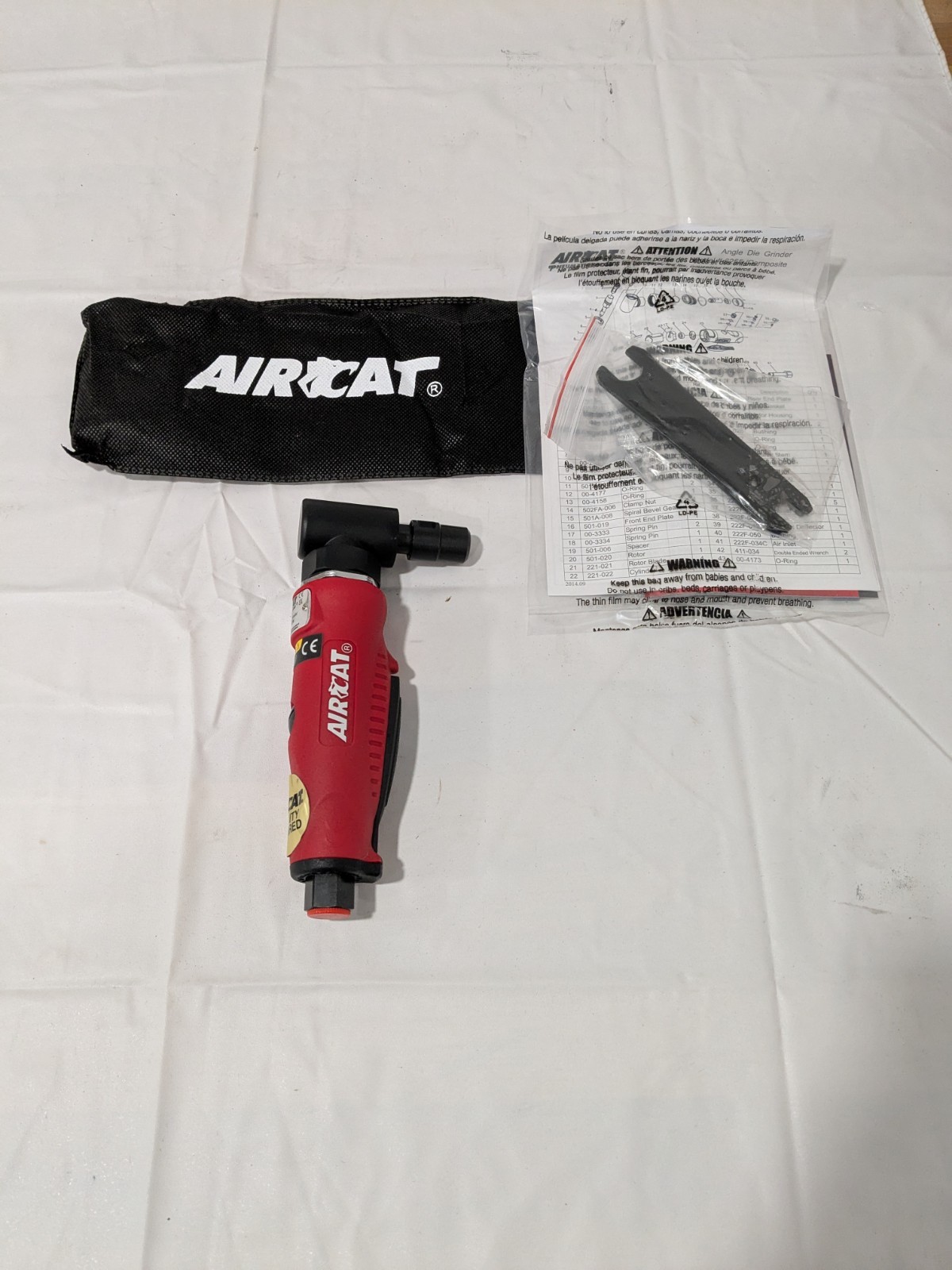 AIRCAT Air Die Grinder: 1/4" Collet, 1/4" Inlet, 20000 RPM 6255