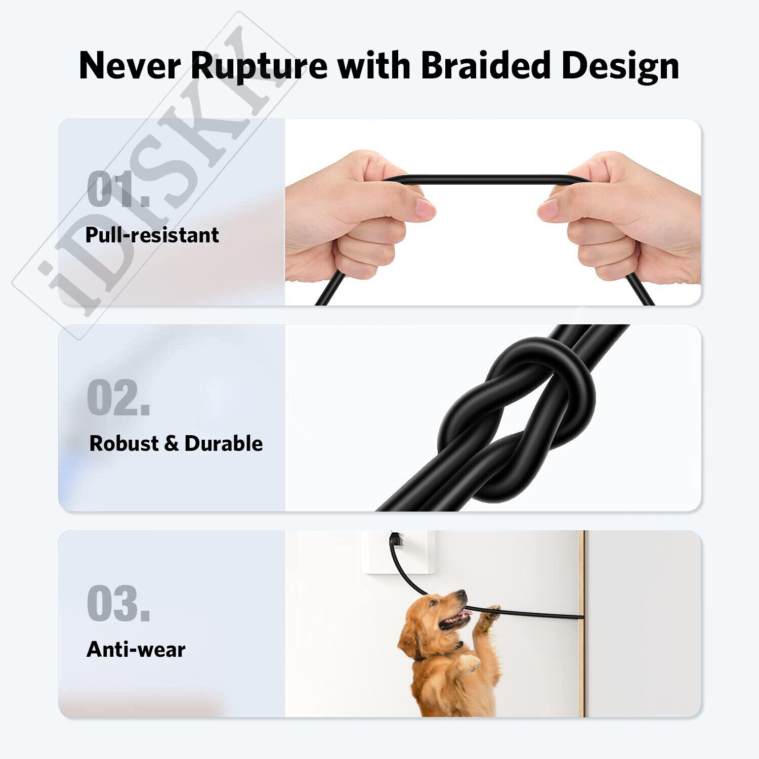 Cat 8 RJ45 Ethernet Cable Super Speed 40Gbps Patch LAN Network Gold Plated Lot