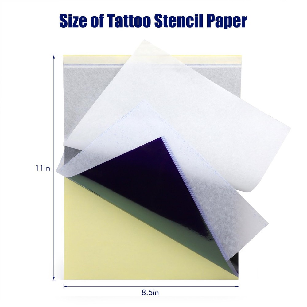 Tattoo Transfer Paper, 50 Sheets Stencil Paper 50PCS