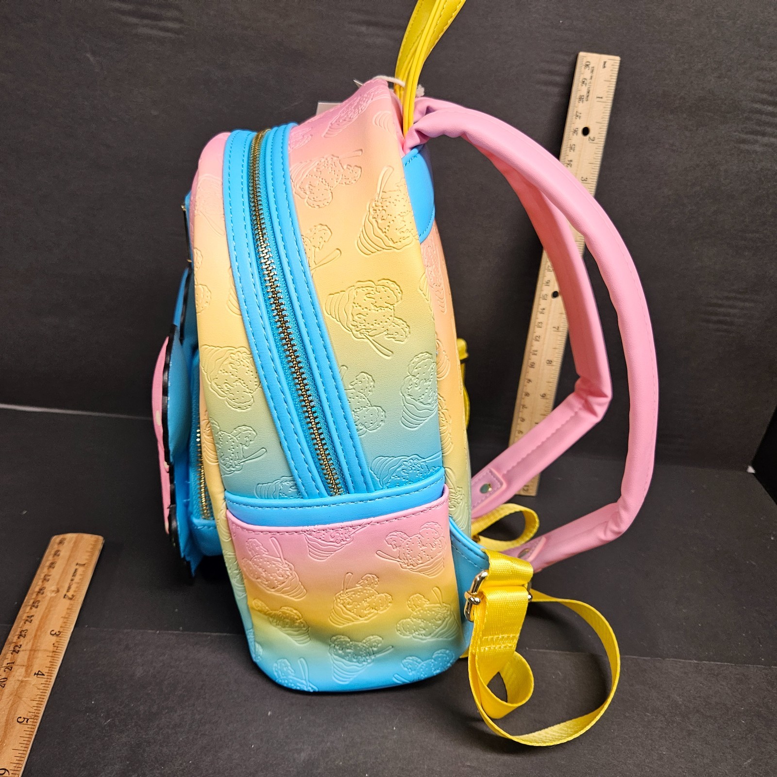 LOUNGEFLY Disney Parks TREATS World Disneyland SHAVED ICE Pastel Mini Backpack