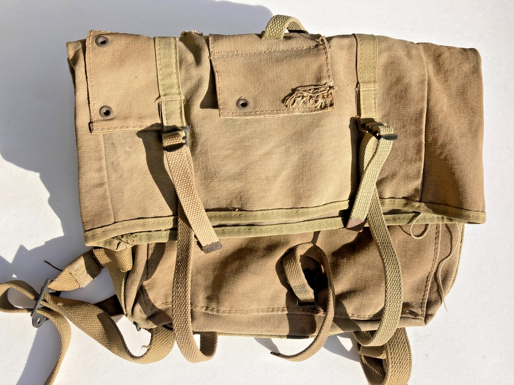 WWII USMC M1941 M41 Upper Pack Backpack Field Gear Equipment Named