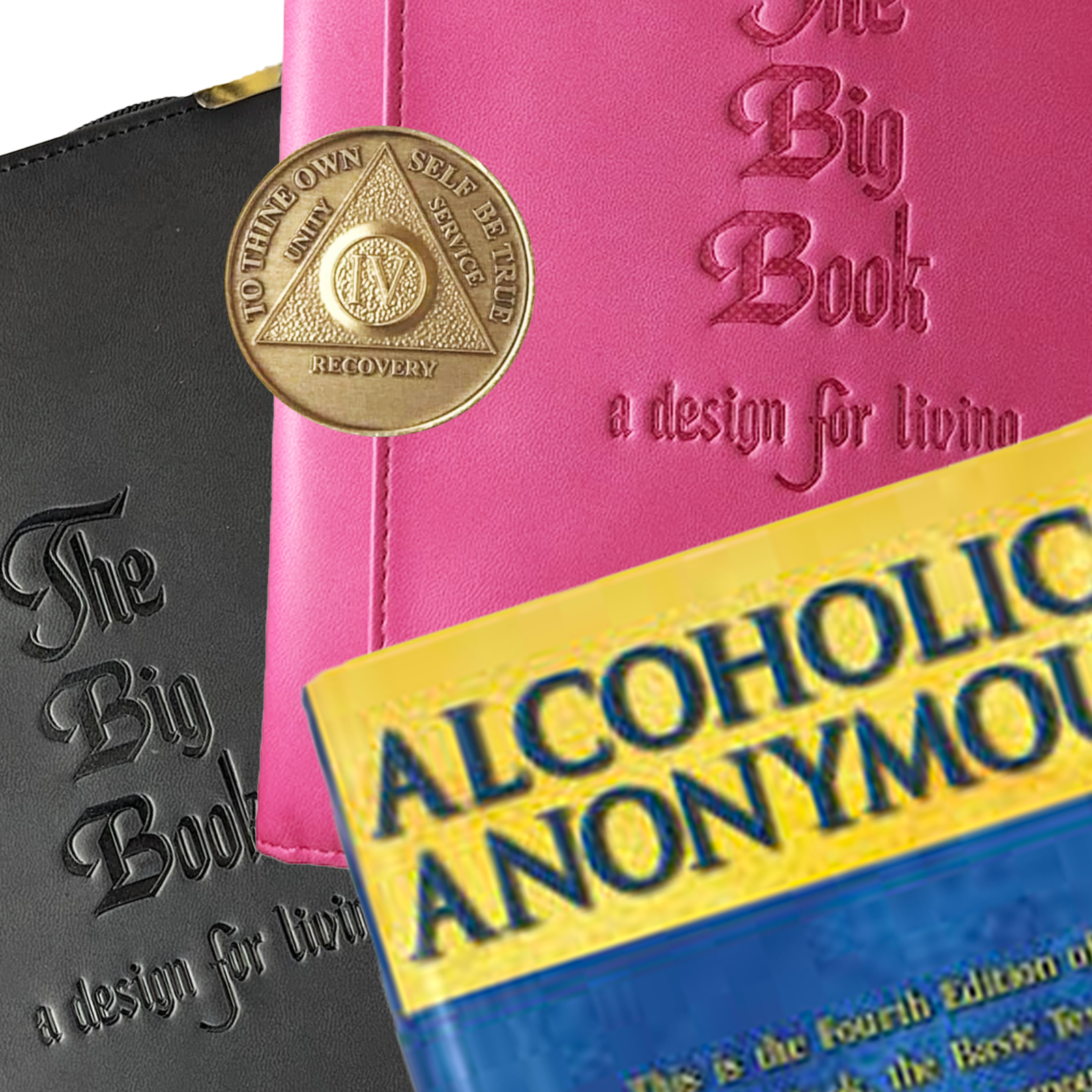 Bronze AA Medallion Sobriety Chip Year 1-60