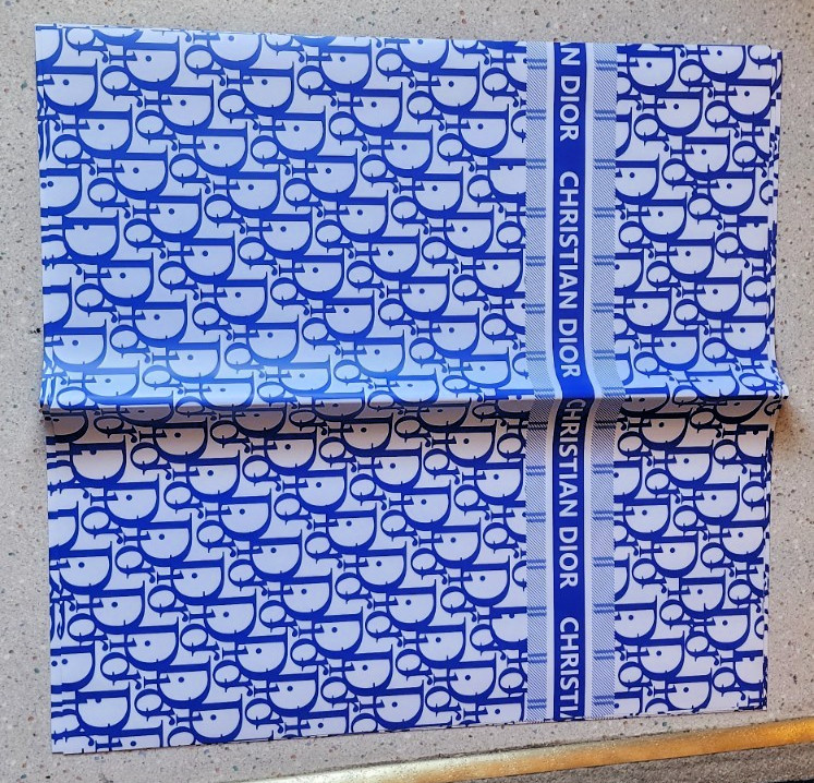 Luxury Designer-Inspired Floral Wrapping Paper Sheets 40 Sheets (2- Pack Bundle)