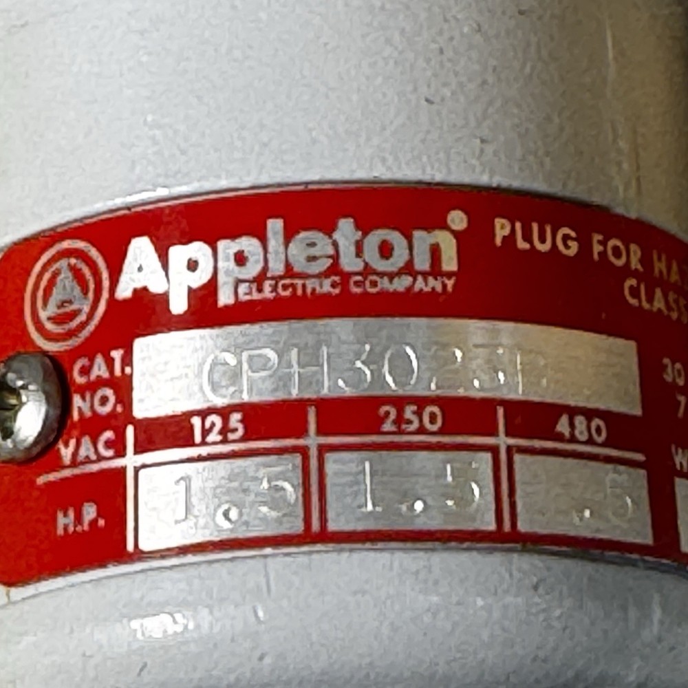 Appleton Electric CPH-3023B Plug