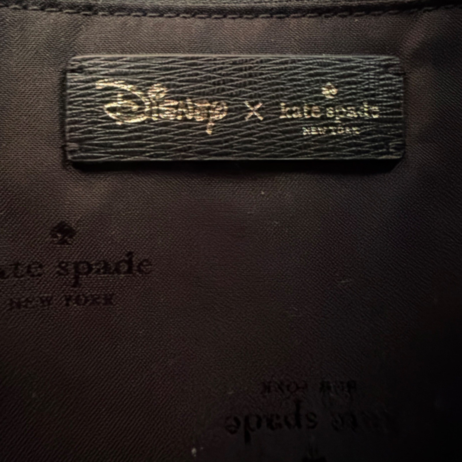 Kate Spade x Disney Beauty and the Beast Black Shoulder Bag Medium