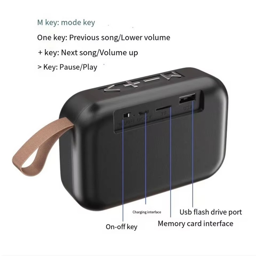 Smart Speaker Bluetooth USB Multi-Function Button Noise Reduction otro Multi-Co…