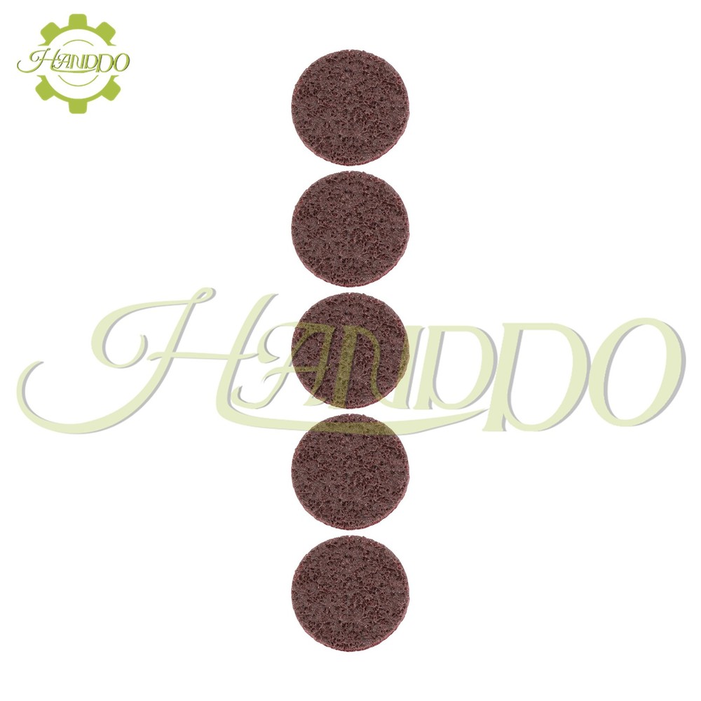 25 Pack - 2 Inch Surface Conditioning Discs Medium Red Quick Change Prep Pads