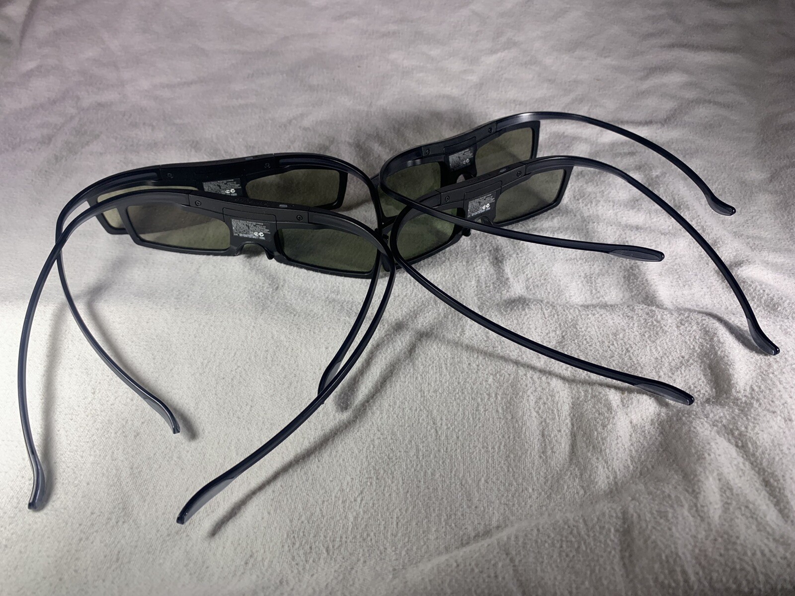 Samsung 3D Active Glasses Tested & Working (Lot of 4) SSG5100GB \\~~
