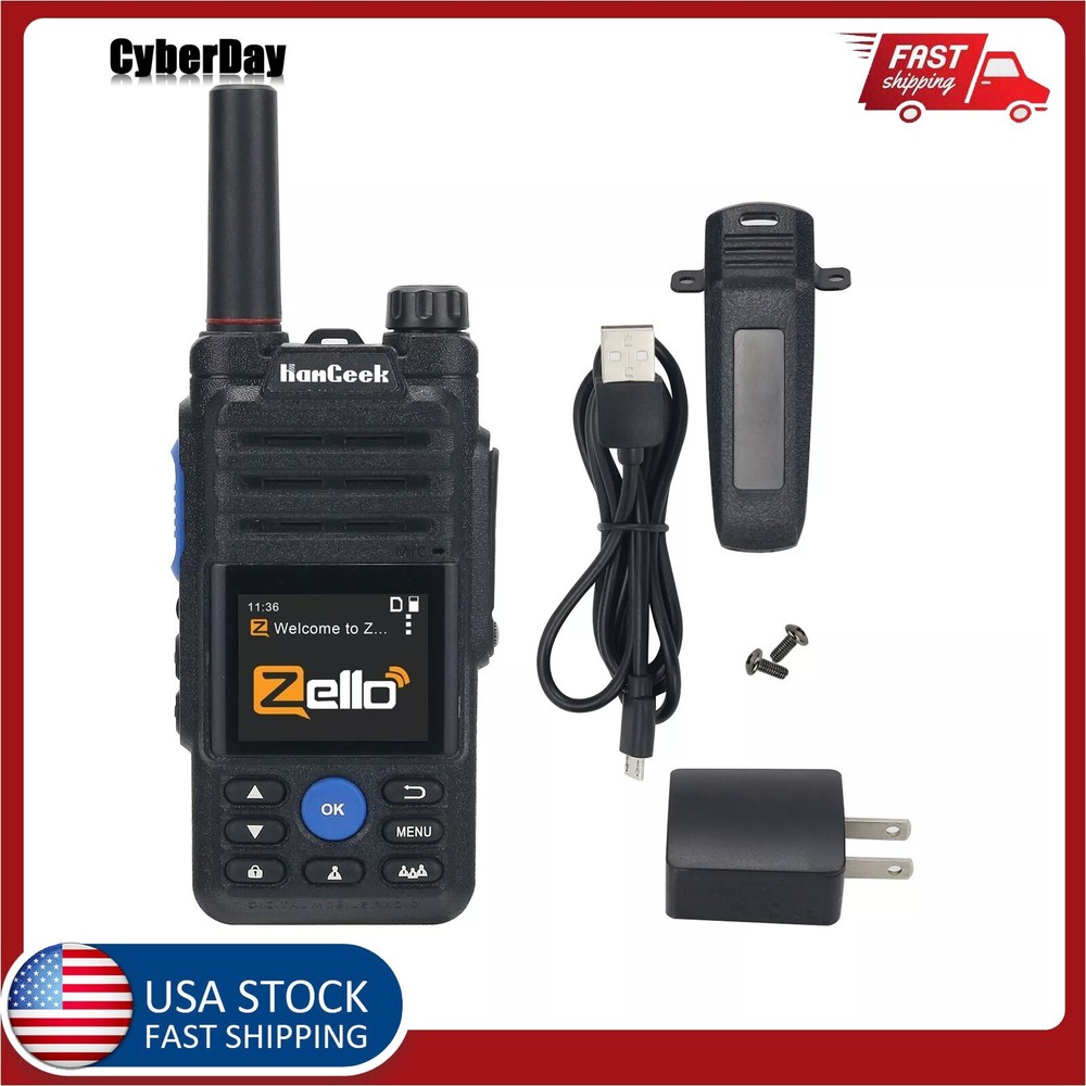 POC Radio Walkie Talkie Wifi Bluetooth 2G/3G/4G Network For Zello Real-ptt US