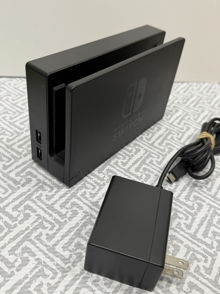 Official Nintendo Switch Dock & AC Adapter Set - Original OEM - Tested & Working