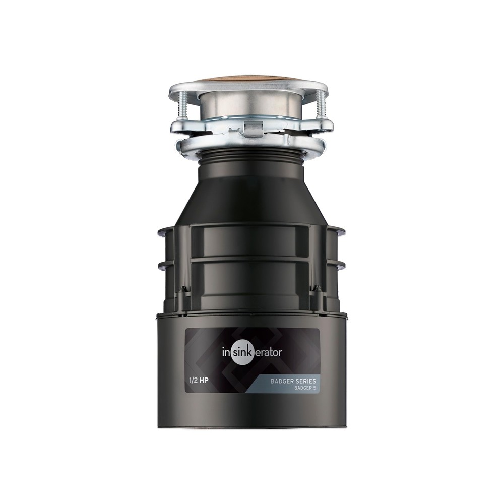 InSinkErator BADGER5 Badger 5 Garbage Disposal, 1/2 HP
