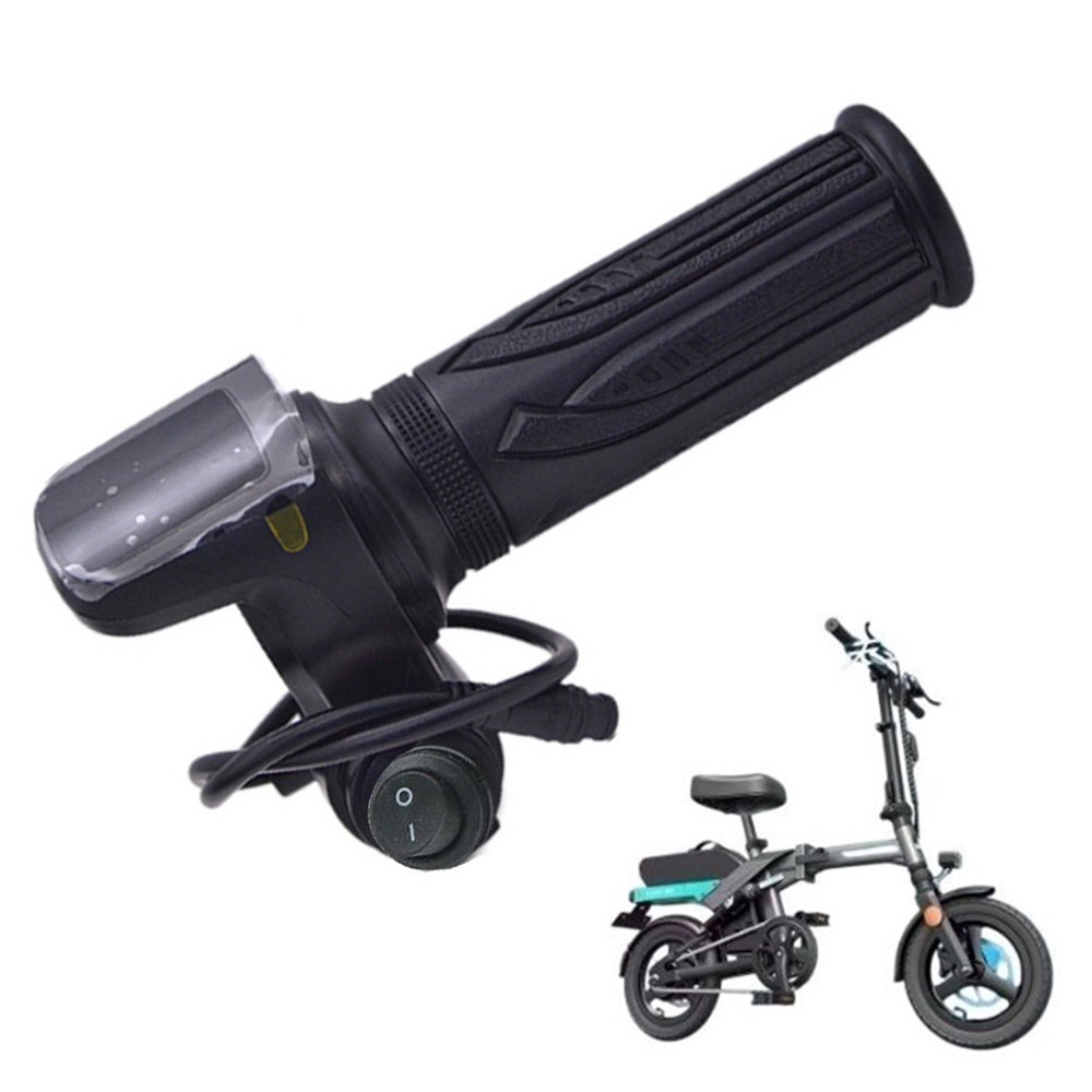 Electric Scooter Throttle 6 Pin Interface With Power Off Switch For E Bikes