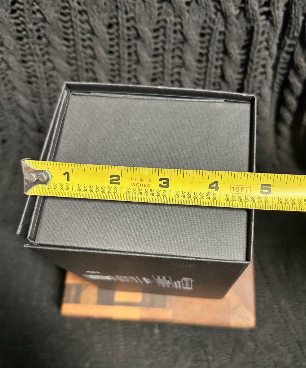 NEW - YSL Saint Laurent - Empty Gift Box - 7" x 4" x 4.5" - Black