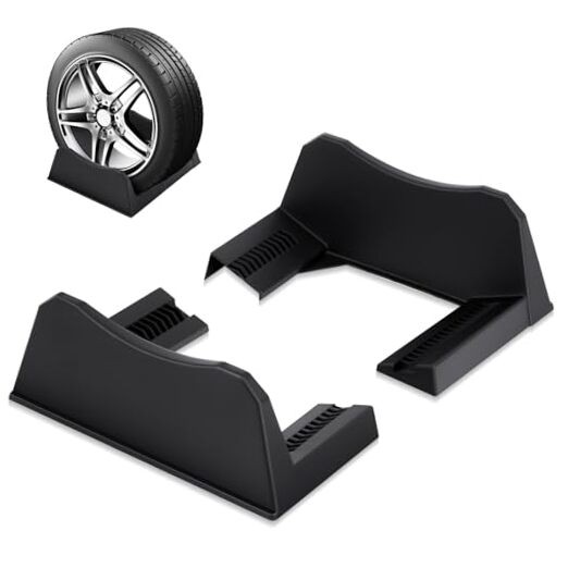 Pcs Car Tire Display Stand Wheel Display Rack Adjustable Width Rim Storage 2