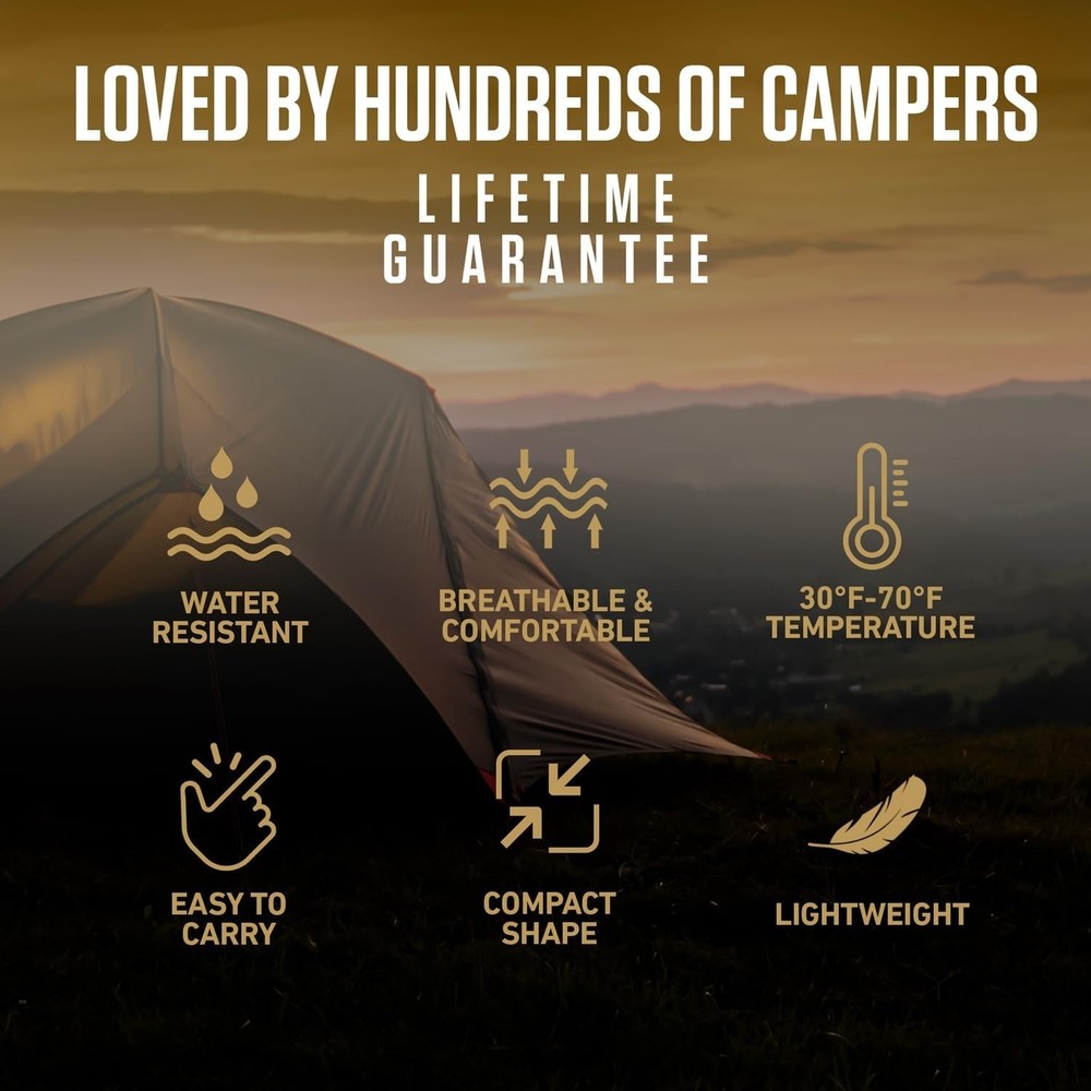 Warm Weather Backpacking Sleeping Bag