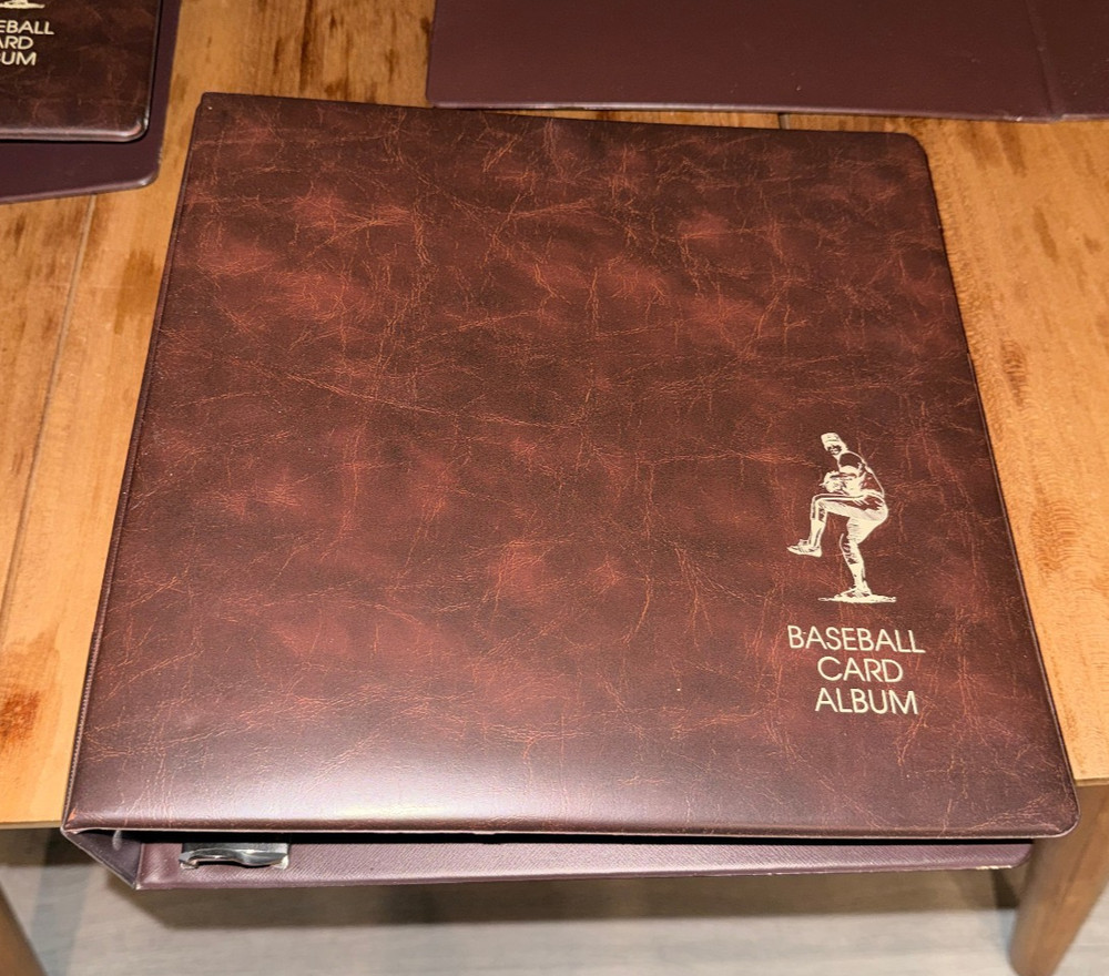 (1) Baseball 3 Ring D Binder. Used with minor issues.