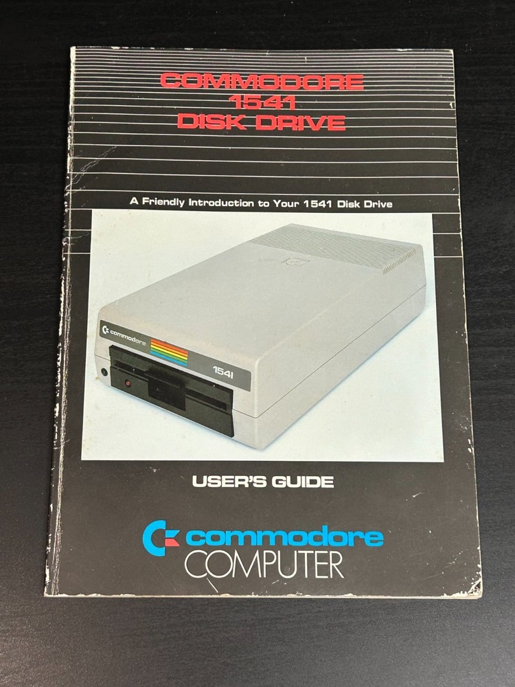 Commodore 1541 Disk Drive Users Guide Manual 1982 #1