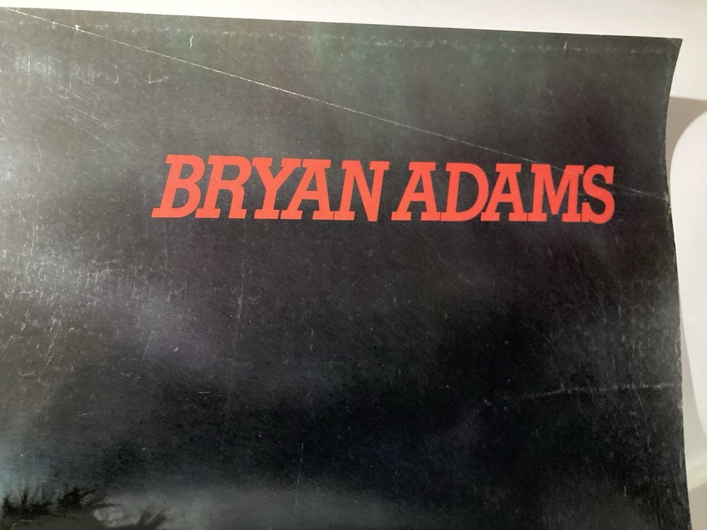 Bryan Adams 1985 Poster Motorcycle Nice Man Minnesota