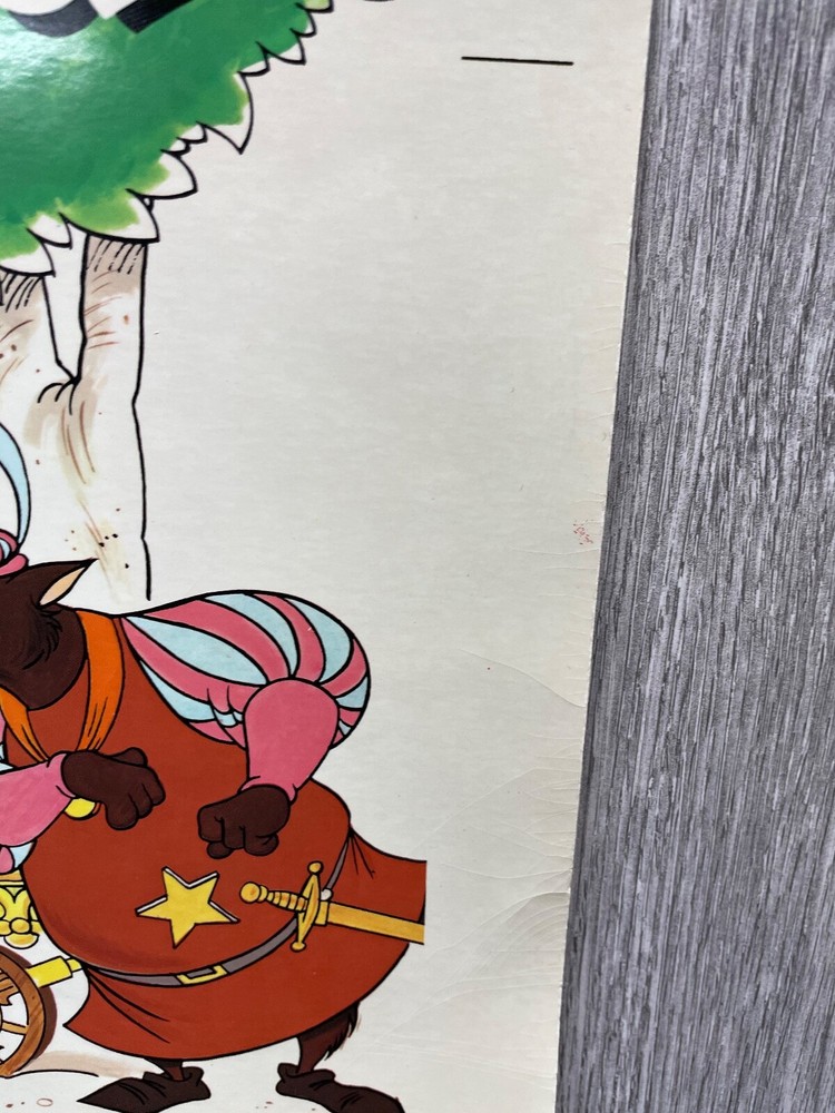 Robin Hood Re-Release Printer Proof Test Sheet Artwork for advertisement