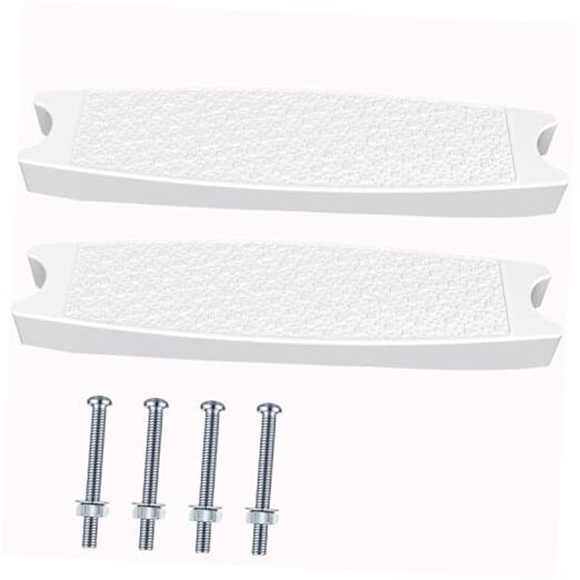 2-Pack Universal Pool Ladder Steps Replacement, 18" Heavy-Duty Molded Plastic