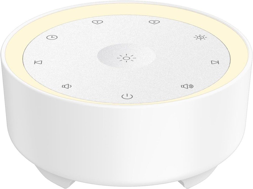 Eco-Friendly White Noise Machine with Adjustable Light & Safety Features
