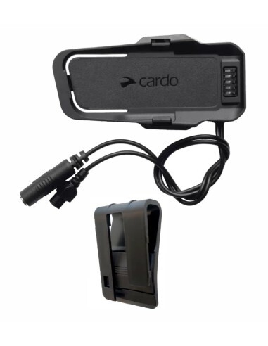 Cardo Packtalk EDGE cradle control unit support with clamp clip