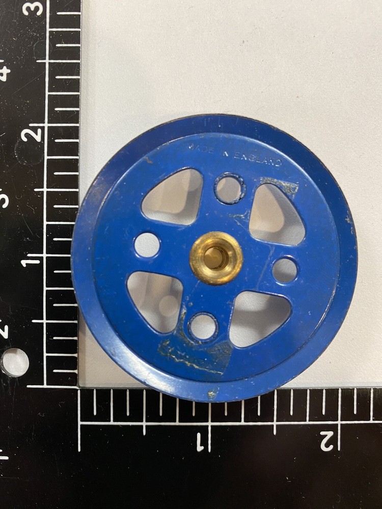 Meccano 2” Pulley Blue