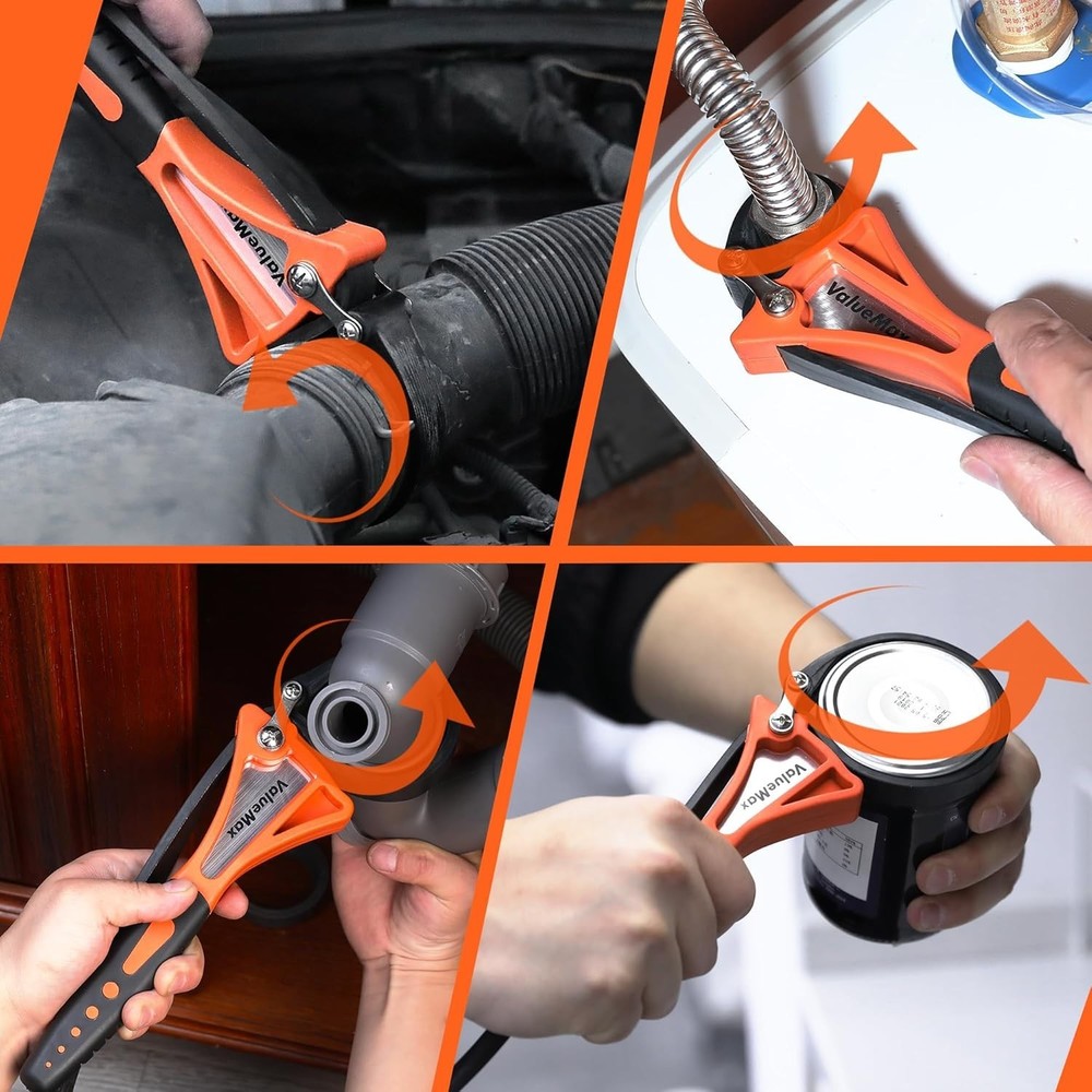Adjustable Strap Wrench Set - 2-Piece Oil Filter Tool
