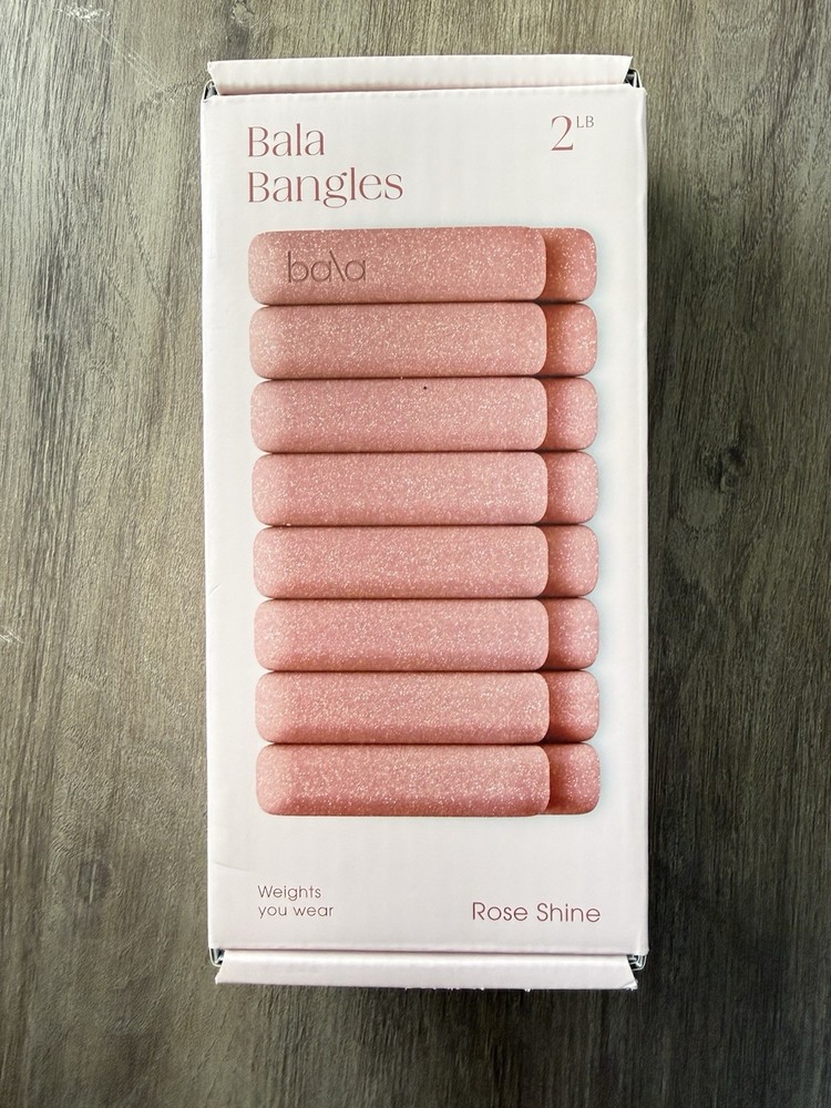 Bala Bangles BLUSH Colored 2 X 2Lb  (Each)  Wrist and Ankle Weights