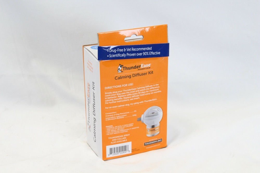 Thunder Ease Dog Calming Pheromone Diffuser Kit Thunder Cloud