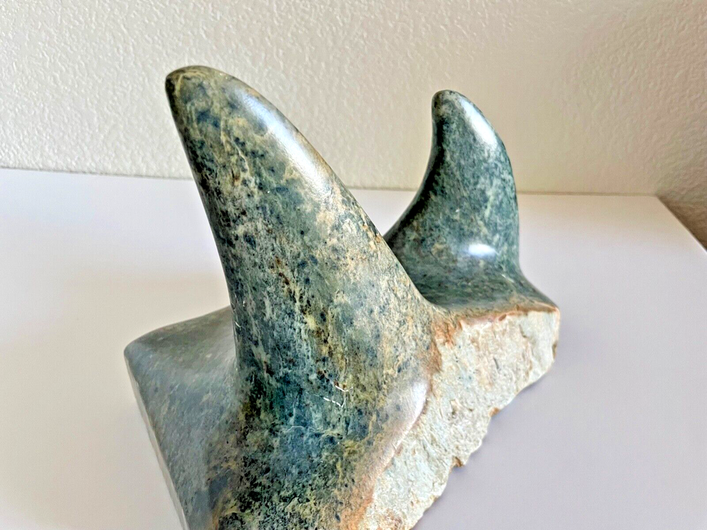AMAZING STONE SHARK SCULPTURE