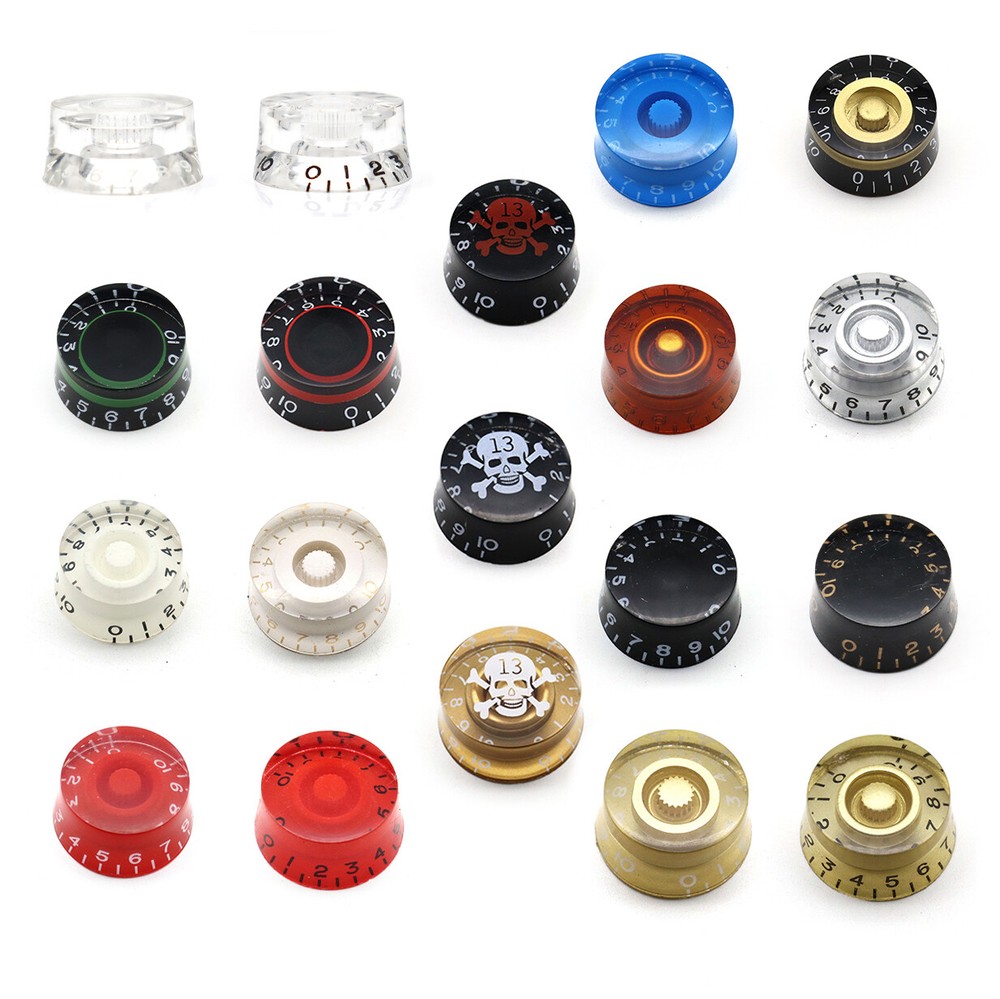 19 Kinds Guitar Knobs Electric Bass Knob Speed Volume Tone Control Knobs