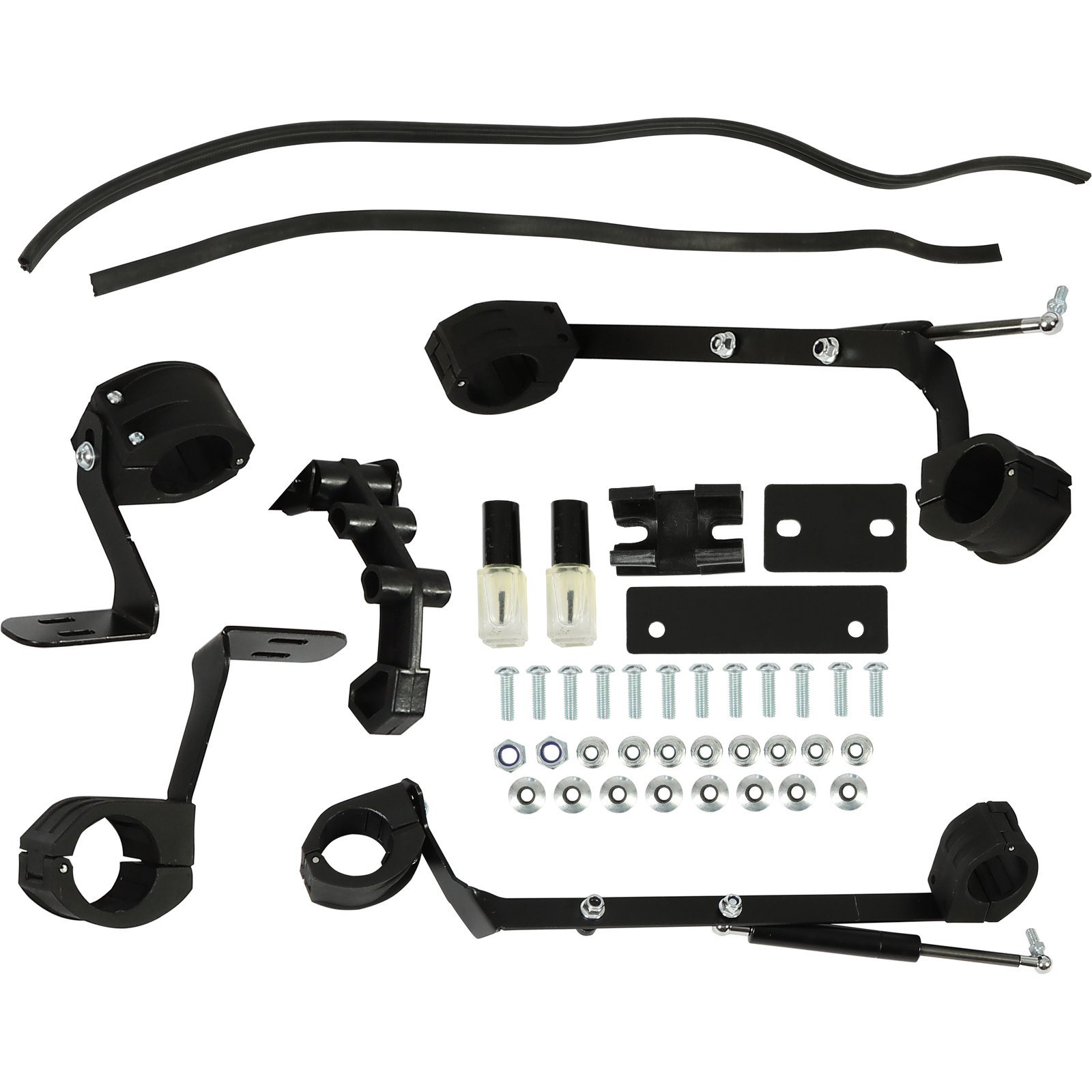 For Honda Pioneer 1000 /1000-5 UTV 3-IN-1 Flip Windshield 2016-24 w/Gas Spring