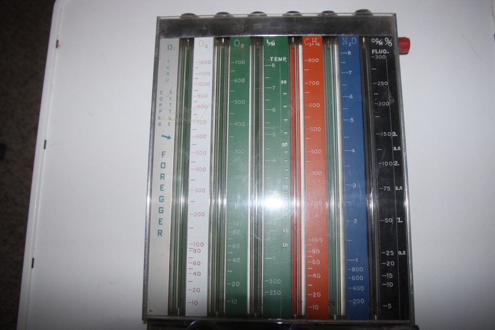 Flow Meter Part for Anesthesia Machine