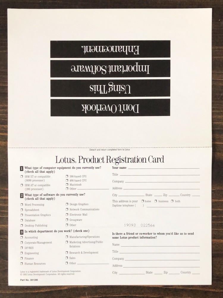 Lotus Development - Lotus Freelance Graphics for Windows Release 2.0