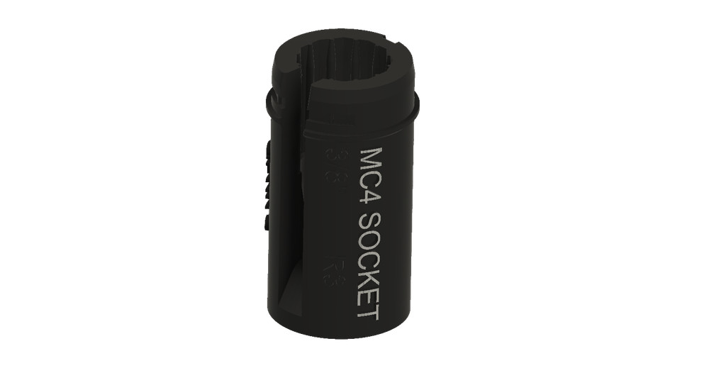 MC4 Socket - For 1/4" Torque Wrench - Assemble MC4 Connectors Correctly!