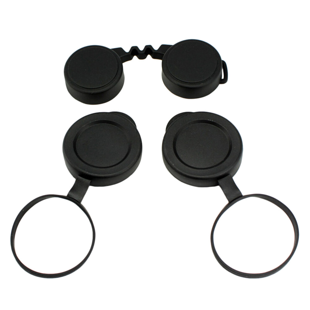 1 Set Binocular Lens Caps Objective Cover Eyepiece for Binoculars
