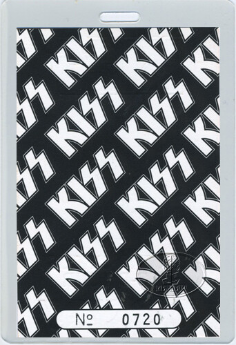 KISS 1998 Psycho Circus Tour Laminated Backstage Pass Numbered