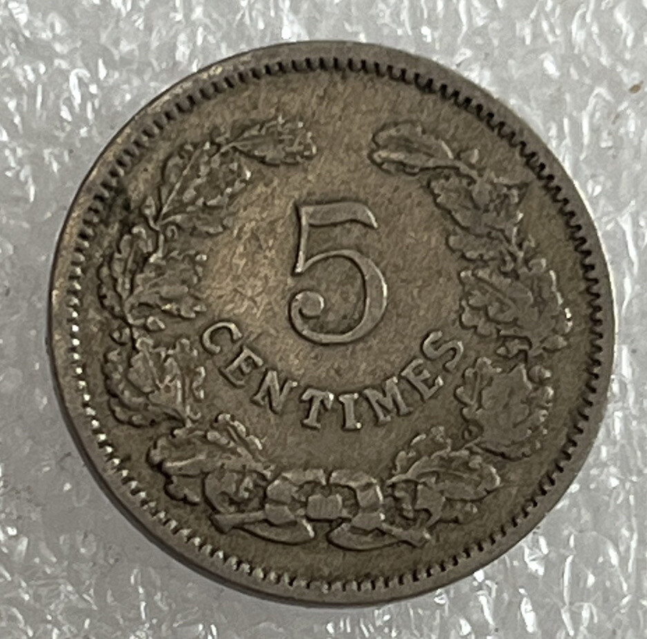 LUXEMBOURG 1901 5 CENTIMES VERY NICE CONDITION LJ